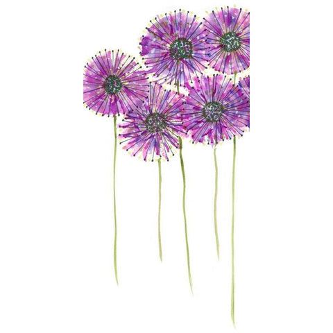 Pinwheels I White Modern Wood Framed Art Print by Velasquez, Deborah