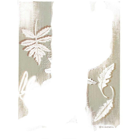 Spa Silhouette I Gold Ornate Wood Framed Art Print with Double Matting by Russell, Wendy