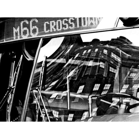 The City Speaks I Black Modern Wood Framed Art Print by Pica, Jeff