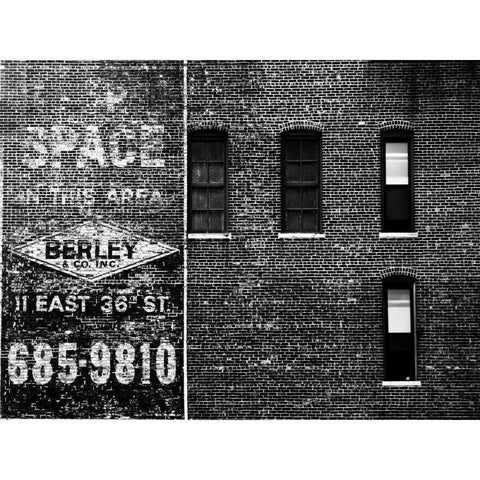 The City Speaks III Black Modern Wood Framed Art Print with Double Matting by Pica, Jeff
