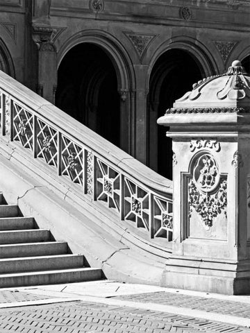 NYC Architecture VI Black Ornate Wood Framed Art Print with Double Matting by Pica, Jeff