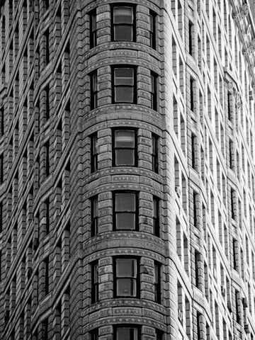 Reflections of NYC I White Modern Wood Framed Art Print with Double Matting by Pica, Jeff