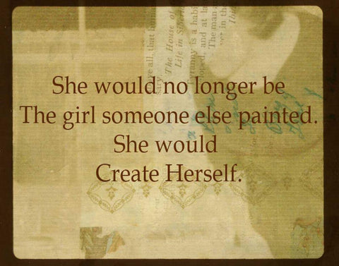 She V White Modern Wood Framed Art Print with Double Matting by Jorgensen, Jennifer