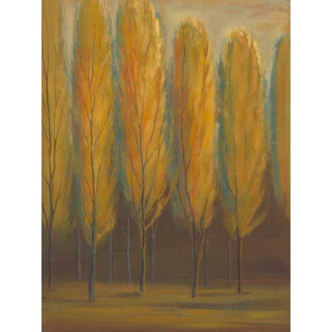 Soft Sienna Gold Ornate Wood Framed Art Print with Double Matting by Joy, Julie