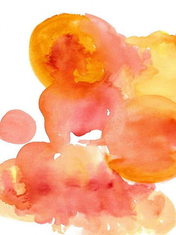 Fire Water I Black Ornate Wood Framed Art Print with Double Matting by Velasquez, Deborah