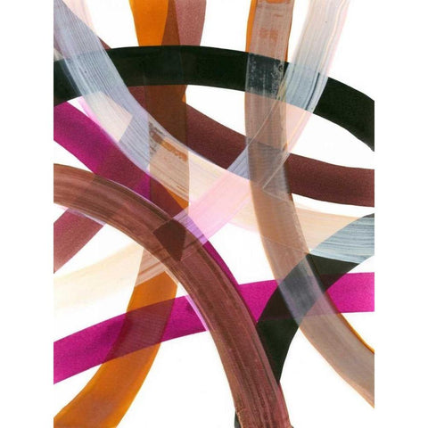 Infinite Path I Black Modern Wood Framed Art Print with Double Matting by Fuchs, Jodi