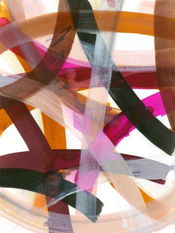 Infinite Path II White Modern Wood Framed Art Print with Double Matting by Fuchs, Jodi