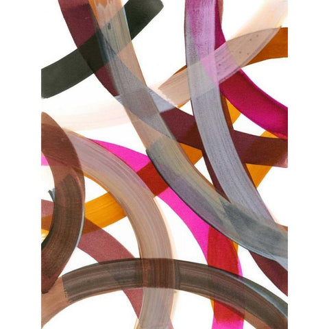 Infinite Path III White Modern Wood Framed Art Print by Fuchs, Jodi