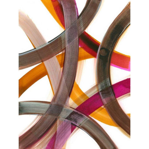 Infinite Path IV Gold Ornate Wood Framed Art Print with Double Matting by Fuchs, Jodi