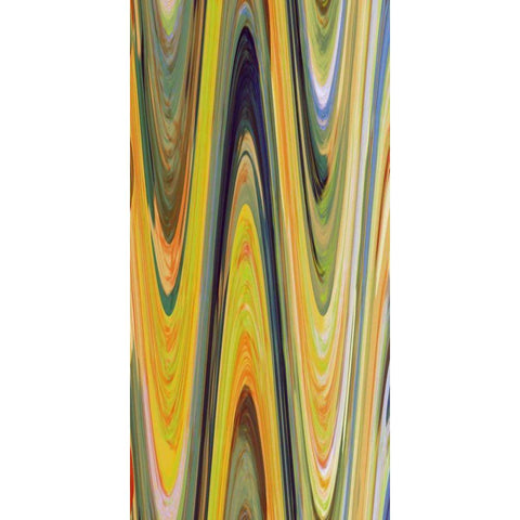 Transition I Gold Ornate Wood Framed Art Print with Double Matting by Mountain, Ricki