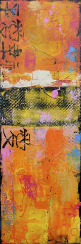 Shanghai Pop II Black Ornate Wood Framed Art Print with Double Matting by Ashley, Erin