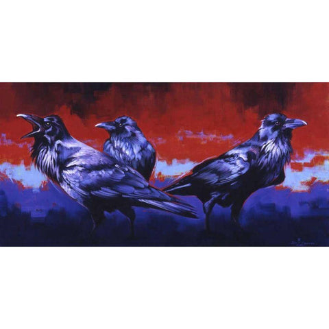 Ready to Rumble Gold Ornate Wood Framed Art Print with Double Matting by Chapman, Julie T.