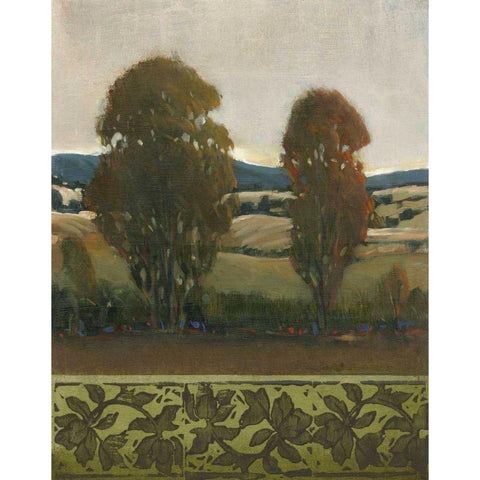 Peaceful Valley II Gold Ornate Wood Framed Art Print with Double Matting by OToole, Tim