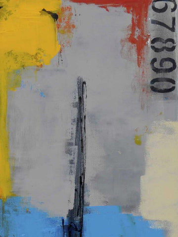 Thats a Wrap II White Modern Wood Framed Art Print with Double Matting by Ashley, Erin