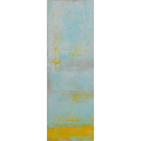 New Horizon I Black Modern Wood Framed Art Print with Double Matting by Ashley, Erin