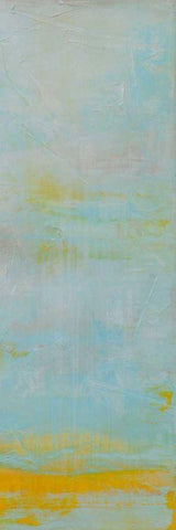 New Horizon II White Modern Wood Framed Art Print with Double Matting by Ashley, Erin