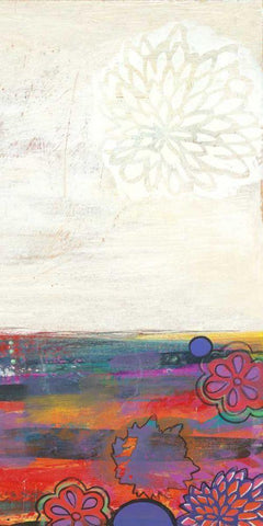 Made to Love You II White Modern Wood Framed Art Print with Double Matting by Fuchs, Jodi