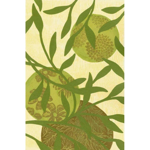 Florestial III Black Modern Wood Framed Art Print by Slocum, Nancy