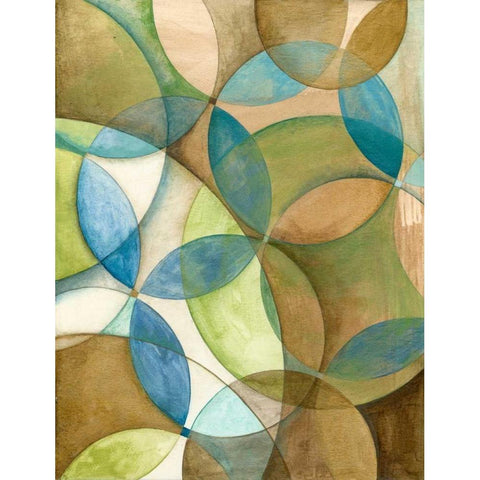 Circulate II White Modern Wood Framed Art Print by Meagher, Megan