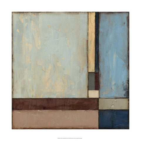 Earth, Steel and Sky I White Modern Wood Framed Art Print by Goldberger, Jennifer