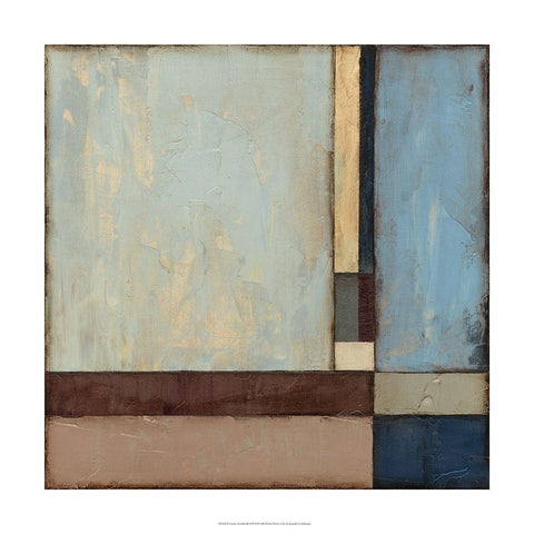 Earth, Steel and Sky I White Modern Wood Framed Art Print with Double Matting by Goldberger, Jennifer
