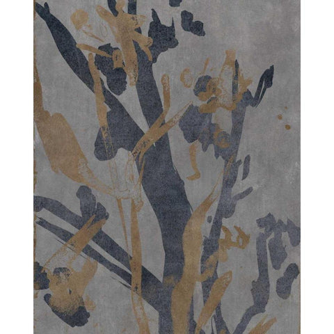 Traces I White Modern Wood Framed Art Print by Archie, Kate