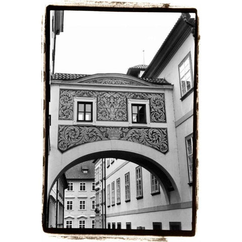 Splendors of Prague III White Modern Wood Framed Art Print by DeNardo, Laura