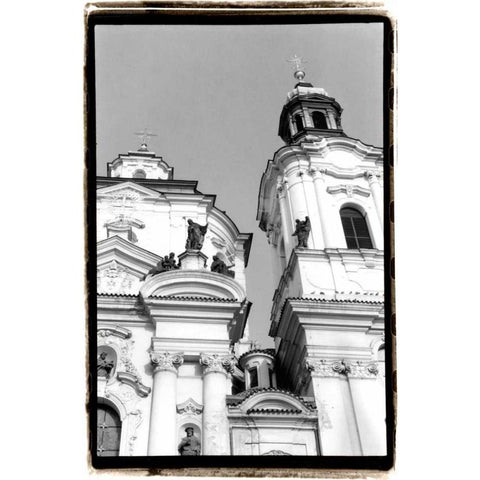 Splendors of Prague IV White Modern Wood Framed Art Print by DeNardo, Laura