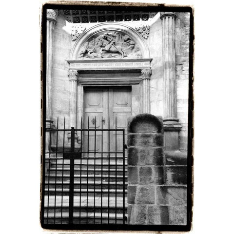 Prague Passageway II Black Modern Wood Framed Art Print by DeNardo, Laura