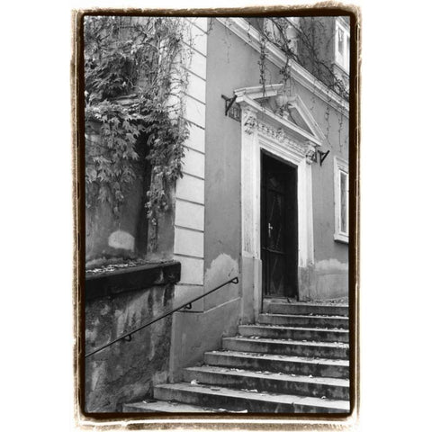 Passing through Prague I Black Modern Wood Framed Art Print by DeNardo, Laura