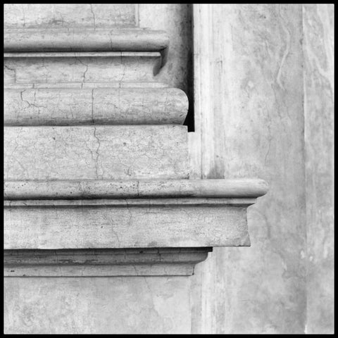 Enduring Composition I White Modern Wood Framed Art Print by DeNardo, Laura