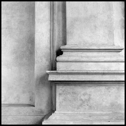 Enduring Composition II Black Ornate Wood Framed Art Print with Double Matting by DeNardo, Laura