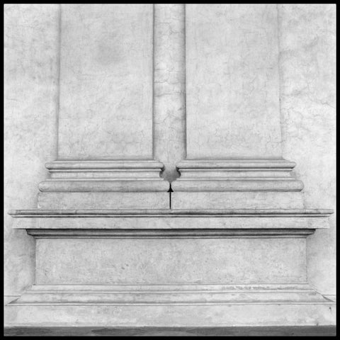 Enduring Composition III White Modern Wood Framed Art Print by DeNardo, Laura