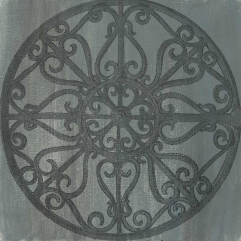 Decorative Elegance V White Modern Wood Framed Art Print with Double Matting by Harper, Ethan