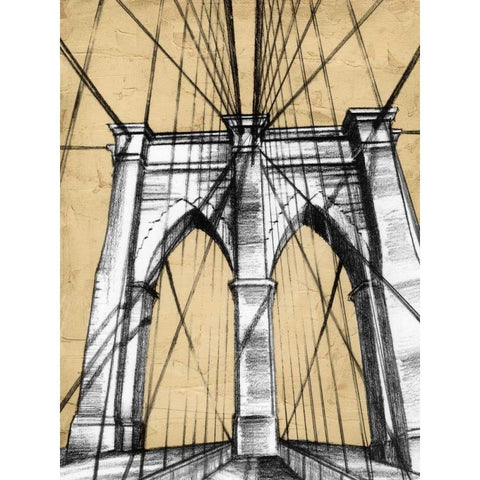 Modern Engineering I Black Modern Wood Framed Art Print with Double Matting by Harper, Ethan