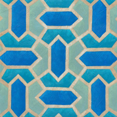 Brilliant Symmetry VIII Black Modern Wood Framed Art Print with Double Matting by Zarris, Chariklia