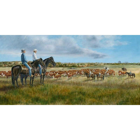 East of the City Black Modern Wood Framed Art Print with Double Matting by Mock, Carolyn