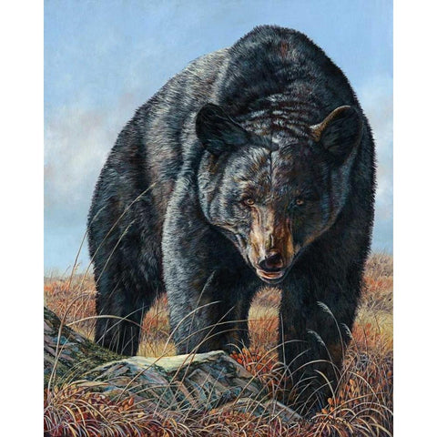 Surprise Meeting White Modern Wood Framed Art Print by Mock, Carolyn