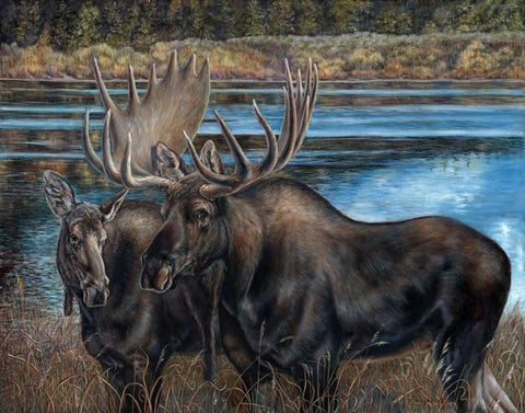 Hello Handsome Black Ornate Wood Framed Art Print with Double Matting by Mock, Carolyn