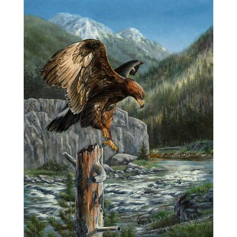 Golden Glory Black Modern Wood Framed Art Print by Mock, Carolyn