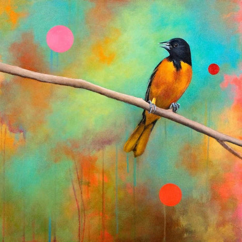 Mysteries of the Universe II Black Ornate Wood Framed Art Print with Double Matting by Evans, Bridget G.