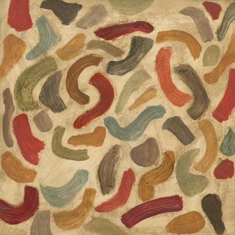 Exuberance II Black Ornate Wood Framed Art Print with Double Matting by Meagher, Megan