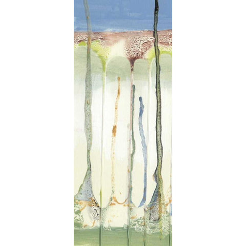 Tributary II White Modern Wood Framed Art Print by Ludwig, Alicia