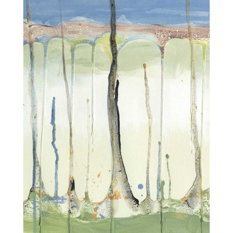 Tributary III White Modern Wood Framed Art Print by Ludwig, Alicia