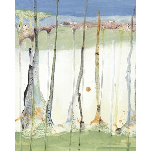 Tributary IV Black Modern Wood Framed Art Print by Ludwig, Alicia