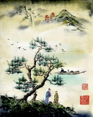 On A Day Like This Black Ornate Wood Framed Art Print with Double Matting by Rae, Nan