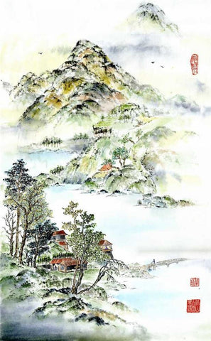 Coming Home Black Ornate Wood Framed Art Print with Double Matting by Rae, Nan