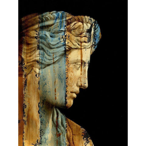 Ancient Mythology I Black Modern Wood Framed Art Print with Double Matting by Harper, Ethan