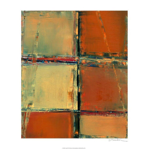 Aerial I Gold Ornate Wood Framed Art Print with Double Matting by Gordon, Sharon