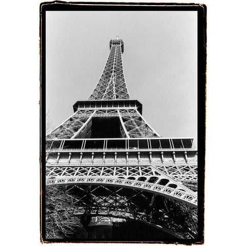 Tour Eiffel White Modern Wood Framed Art Print by DeNardo, Laura